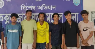 কক্সবাজারে বিশেষ অভিযানে ৬ চিহ্নিত ছিনতাইকারী গ্রেপ্তার